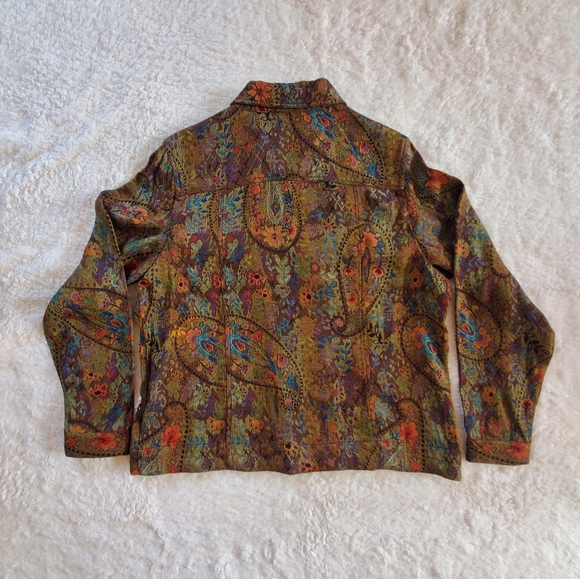AUTUMN Colors BEADED Jacket from Coldwater Creek. Good CONDITION. - Picture 3 of 7